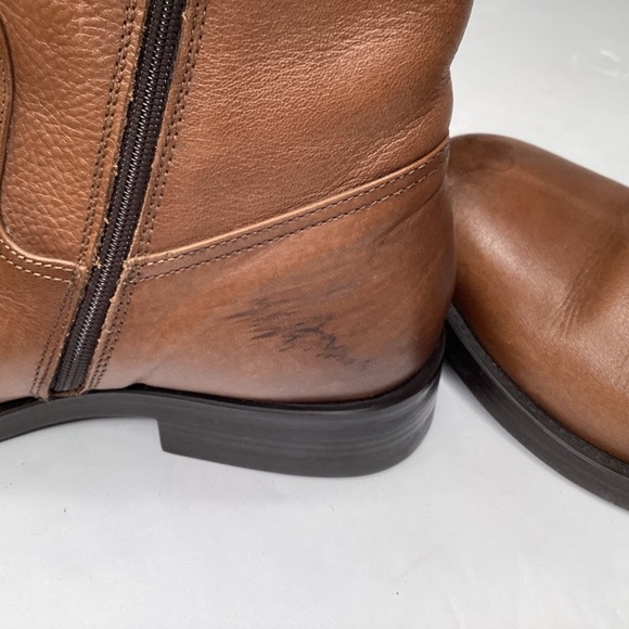 Kalena women’s Italian made leather boots, low heel, zipper, size 39 - Picture 7 of 12